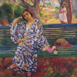 Young Woman Seated